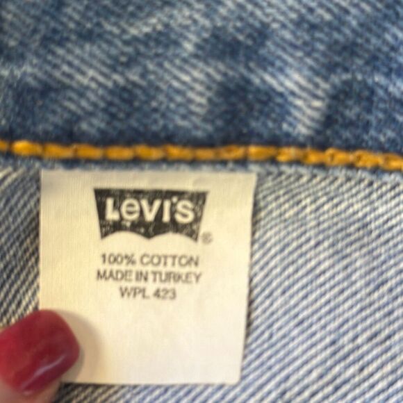 Levi’s Mens 501xx Button Fly Straight Jeans size W34 x L34 - Picture 7 of 9